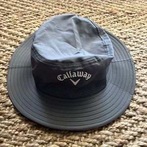 Callaway Rain wind Hat small never worn!! Grey with black